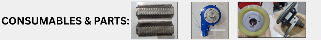 Customer Support consumables parts