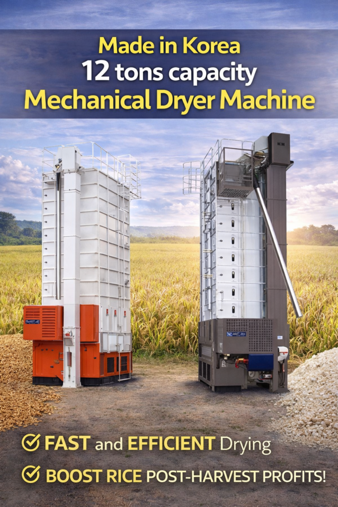 Agricultural Machineries mechanical dryer made in korea