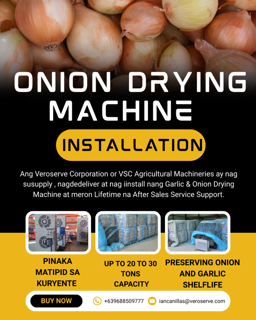Agricultural Machineries onion dryer banner